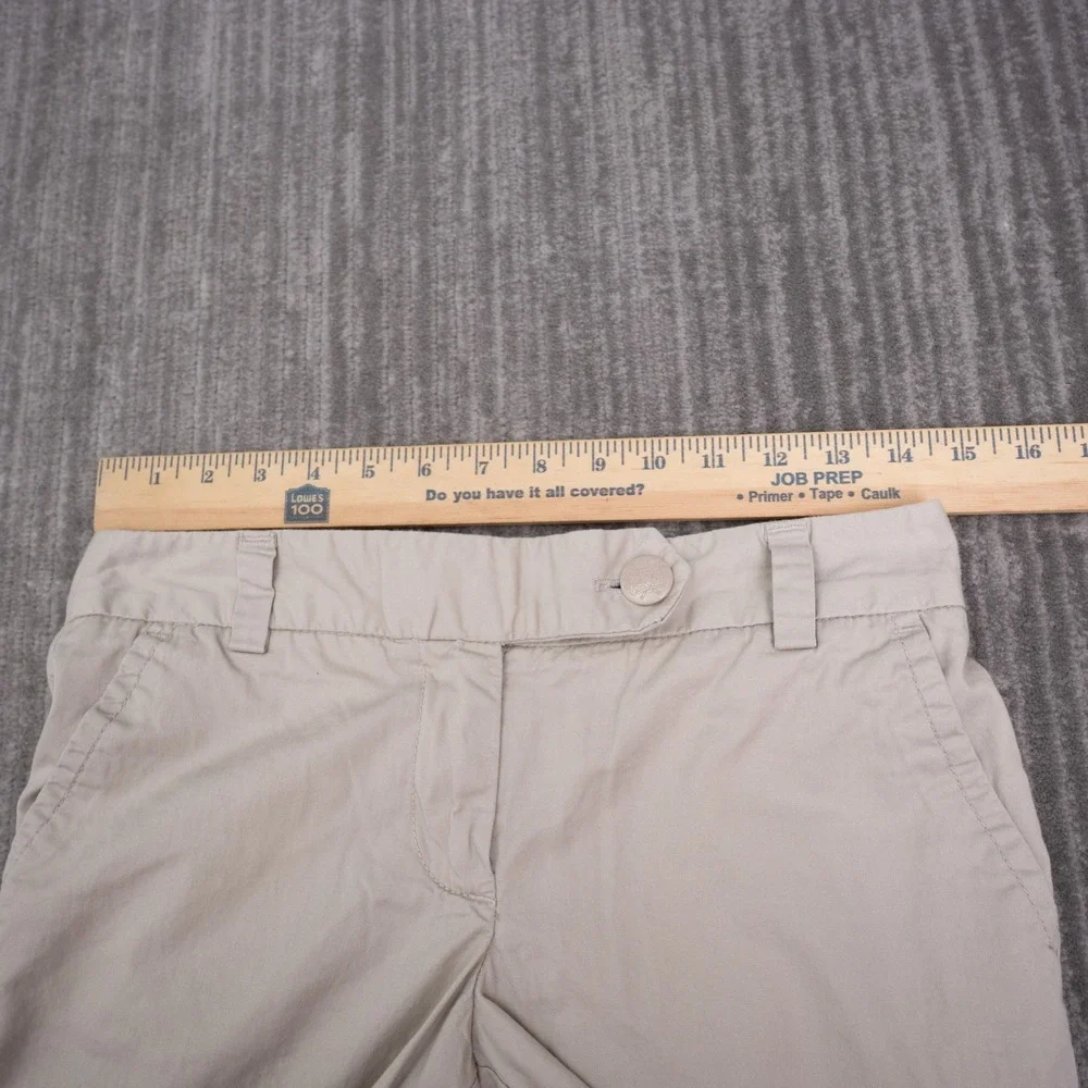 J.Crew Broken-In Chino Pants Womens 28 Beige Excellent Wide Leg Weathered Twill